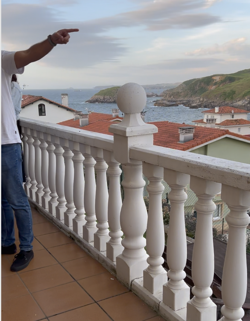 Reto Aut Surf 2024 vistas desde el balcón de la casa